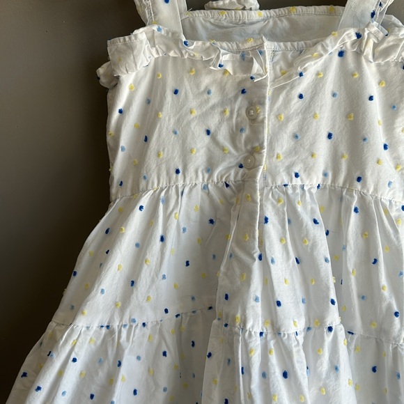 Janie And Jack Ruffle Trim Swiss Dot Sundress size 5 - Picture 7 of 8